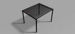 Pergola Shading Device 3D model