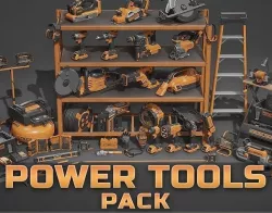 Power Tools Pack Low-poly 3D model