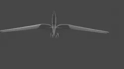 PTERODACTYL DINOSAUR  Low-poly 3D model