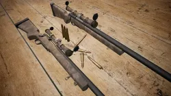 Remington M24 SWS Sniper Rifle Low-poly 3D model