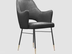 RIGBY CHAIR By Kelly Wearstler max fbx obj Low-poly 3D model
