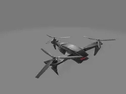 rigged-scifi-drone 3D model