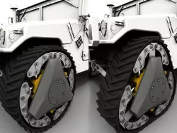 RWT Reconfigurable Wheel Track Low-poly 3D model