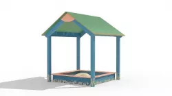 Sandbox Low-poly 3D model
