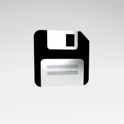 Save Icon v1 004 Low-poly 3D model