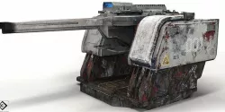 sci fi cannon  Low-poly 3D model