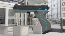 Sci-fi Pistol Low-poly 3D model