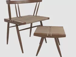 Seagrass chair George NAKASHIMA max fbx obj 3D model