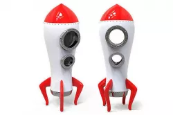 Space Rocket 3D model