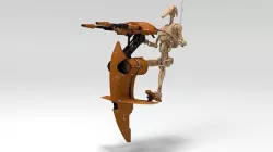 Star Wars - Battle Droid with STAP 3D model