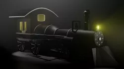 Steam or Coal Train 3D model