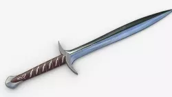 Sting Sword Realistic 3D model