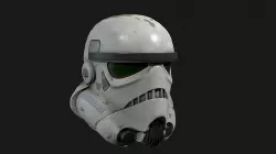 Storm trooper Low-poly 3D model