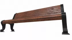 Street bench 1 3D model