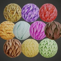 Stylized PBR Fur Textures Texture