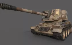 T-34-122 Egyptian 3D model