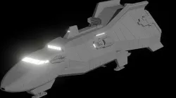 Tartan-class patrol cruiser 3D model
