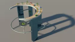 The Crescent Moon Towers 3D model