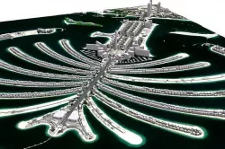 The Palm Jumeirah Island Dubai 3D model