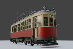 Tram KM 3D model