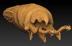 Tremors Graboid 3D model