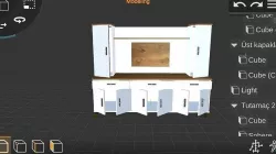 TV UNITY Low-poly 3D model