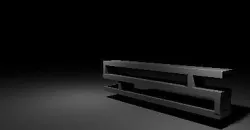 ultra modern table 3D model