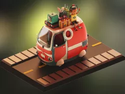 Van model 3D model