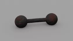 Vintage Dumbell 3D model