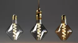 Vintage LED Edison Bulb - Pear - High Poly - Blender  3D model