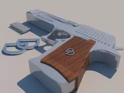 Weapon deagle 3D model