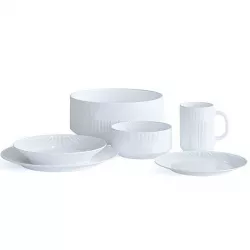 White Tableware Set 3D model