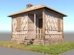 Wooden Shack 3D model