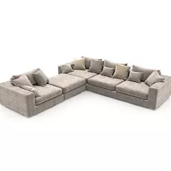 113-Sofa Club Element grey 1 3D model