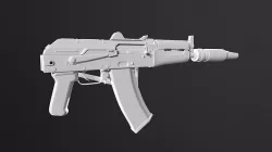 AK74U 3D model