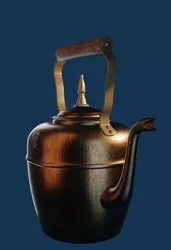 Antique teapot of the 19th and 20th-cc 3D model