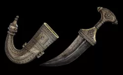 Arabian dagger  Low-poly 3D model