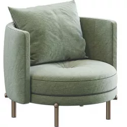 Armchair Torii By Minotti 3D model
