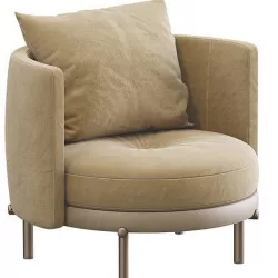 Armchair Torii By Minotti 3D model