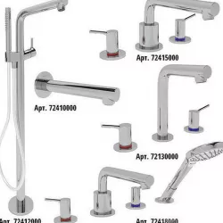 Bath Faucet Collection HANSGROHE Talis S set 2 3D model