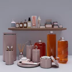 Bathroom Countertop Accessories 002 3D model