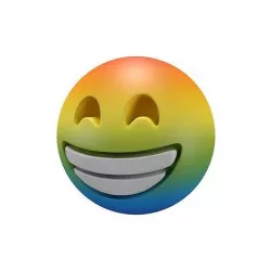 Beaming Face 05 Low-poly 3D model