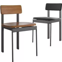 Betwixt Chairs  Armless 3D model