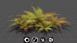 Big Fern - High Quality Low-Poly Models -UE4-Unity-Vray-Corona Low-poly 3D model