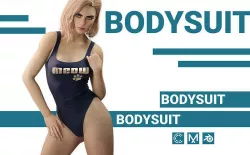 Bodysuit Marvelous Designer CLO project Low-poly 3D model