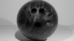 Bowling Ball Black Smear 3D model