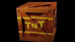Box Tnt Low-poly 3D model