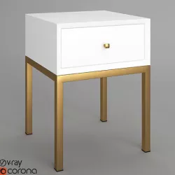 Brenna Side Table 3D model
