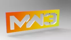Call of Duty Modern Warfare 3 logo 3D model