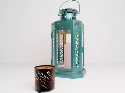 Candleholders Lanterns IKEA Enrum and Stabbig 3D model